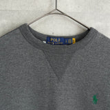 ポロ ラルフローレン ポニーロゴ スウェット グレー