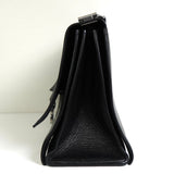 バレンシアガ クラッシュ レザー スリングバッグ ワンショルダーバッグ ブラック