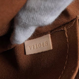 ルイ・ヴィトン モノグラム ティボリPM レザー ハンドバッグ ブラウン M40143