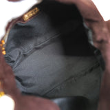 フェンディ マンマバケット スエード / レザー ワンショルダーバッグ ブラウン