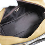 ロエベ アマソナ28 スエード / レザー ハンドバッグ ベージュ / ブラウン