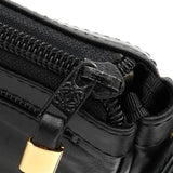 ロエベ アナグラム レザー ショルダーバッグ ブラック