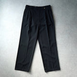 クリスチャン ディオール ヴィンテージ ツータック スラックス ブラック