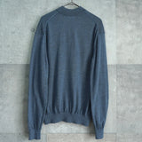 ジバンシィ 4Gロゴ モックネック ニット ブルー