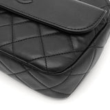 シャネル マトラッセ カーフスキン フリンジチェーン ショルダーバッグ ブラック 箱付き