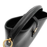 サンローラン LE 37 ミニ レザー 2way ショルダーバッグ ハンドバッグ ブラック