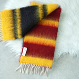 ロエベ アナグラム レザーパッチ モヘア マフラー マルチカラー