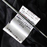 ヒステリックグラマー ガール ワッペン レザー切り替え ウール スタジャン ブラック