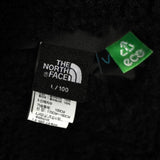 ザ ノースフェイス リバーシブル ロゴ刺繍 ロング丈 キルティングコート ボアコート カーキ / ブラック