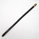 エルメス コンスタンス Hベルト アリゲーターベルト ブラック レディース