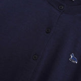 メゾンキツネ フォックスパッチ カーディガン ネイビー レディース