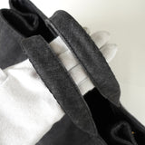 プラダ カナパ デニム 2way ハンドバッグ ショルダーバッグ グレー