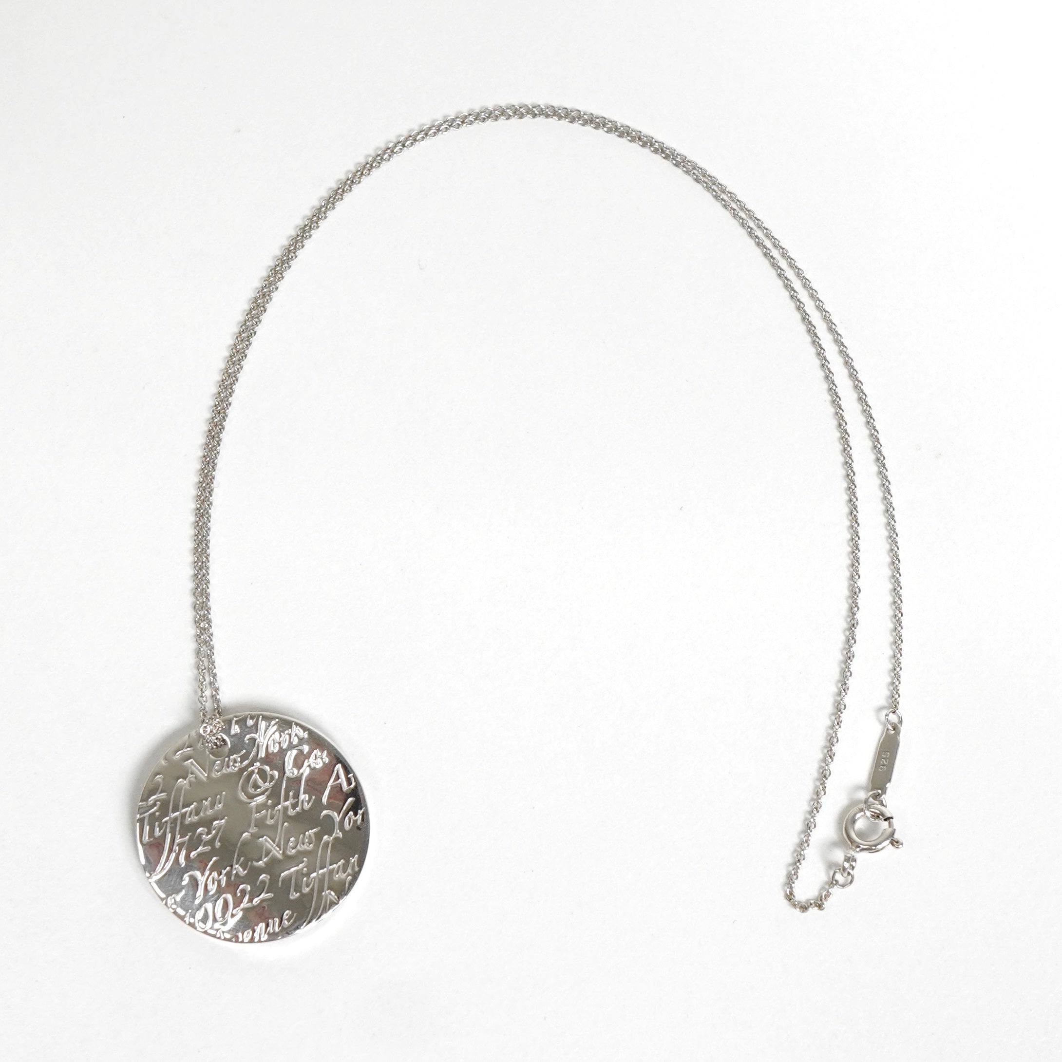 TIFFANY　ティファニー ノーツ ラウンド シルバー925 ネックレス ティファニー ノーツ ラウンド シルバー925 ネックレス