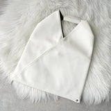 エムエムシックス メゾン マルジェラ ジャパニーズバッグ ミニ レザー ハンドバッグ ホワイト