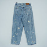 アワーレガシー 25SS VAST CUT バタフライ 刺繍 デニム ブルー