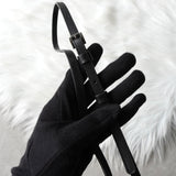 エムエムシックス メゾン マルジェラ レザー ジャパニーズバッグ クロスボディ ショルダーバッグ ブラック