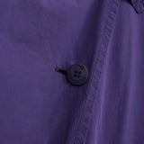 ミー イッセイミヤケ アーカイブ ナイロン トレンチコート レディース パープル