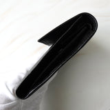 プラダ サフィアーノレザー トライアングルロゴ 三つ折り財布 ブラック 箱付き