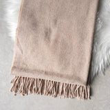 アクネ ストゥディオズ ウール ストール マフラー ピンクベージュ