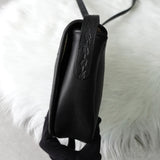 バーバリー ヴィンテージ ロゴ ショルダーバッグ ブラック