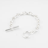 エルメス シェーヌダンクル シルバー925 ブレスレット PM 18コマ 新品仕上げ