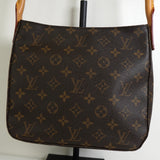 ルイ ヴィトン モノグラム ルーピングMM ワンショルダーバッグ ブラウン M51146