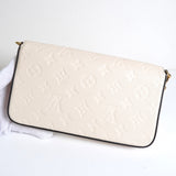 ルイ ヴィトン モノグラム アンプラント ポシェット フェリシー クリーム M82363