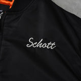 Schott × ANDERSSON BELL ショット × アンダースンベル 中綿 スカジャン MA-1 ボンバージャケット ブラック