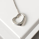 ティファニー オープンハート ネックレス シルバー925