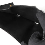 ロエベ リピートアナグラム レザー 二つ折り財布 ブラック