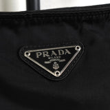 プラダ トライアングルロゴ テスート ポコノ ナイロン ショルダーバッグ ブラック