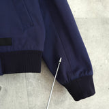 Kenzo Back Logo Varsity Jacket Blouson Navy