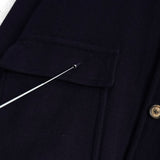 バーバリー ヴィンテージ カシミヤ混紡 ウールコート ブラック