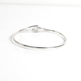 ティファニー オープンティアドロップ バングル 925 新品磨き済