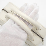 バーバリー レザー ハンドバッグ ホワイト