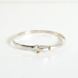 ティファニー フックアンドアイ バングル 925/750 新品磨き済