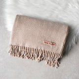 アクネ ストゥディオズ ウール ストール マフラー ピンクベージュ