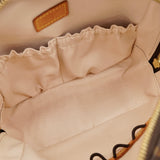 ルイヴィトン M47500 スポンティーニ モノグラム ハンドバッグ ブラウン レディース 箱付き