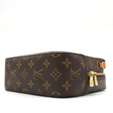 ルイヴィトン M47500 スポンティーニ モノグラム ハンドバッグ ブラウン レディース 箱付き