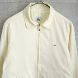 ラコステ メタルロゴパッチ ブルゾン コットンジャケット イエロー