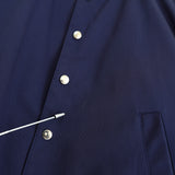 Kenzo Back Logo Varsity Jacket Blouson Navy