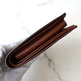 ルイ ヴィトン モノグラム ポルト ビエ・カルトクレディモネ 二つ折り財布 ブラウン