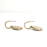 シャネル ココマーク サークル フープ ピアス GP ブラック