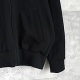 プレイ コム デ ギャルソン ハートロゴ ジップアップ パーカー ブラック