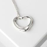 ティファニー オープンハート ネックレス シルバー925