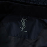 イヴサンローラン ヴィンテージ YSLロゴ ダウンジャケット ネイビー メンズ