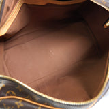 ルイ ヴィトン モノグラム キャリーオール ボストンバッグ ブラウン M40074