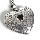 エルメス トゥーブー ハート キーチャーム シルバー925