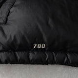 ザ ノースフェイス ヌプシ 700フィル ロゴ ダウンベスト ブラック