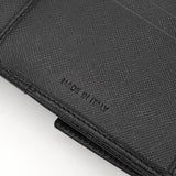 プラダトライアングルロゴサフィアーノ レザー 二つ折り財布 ブラック